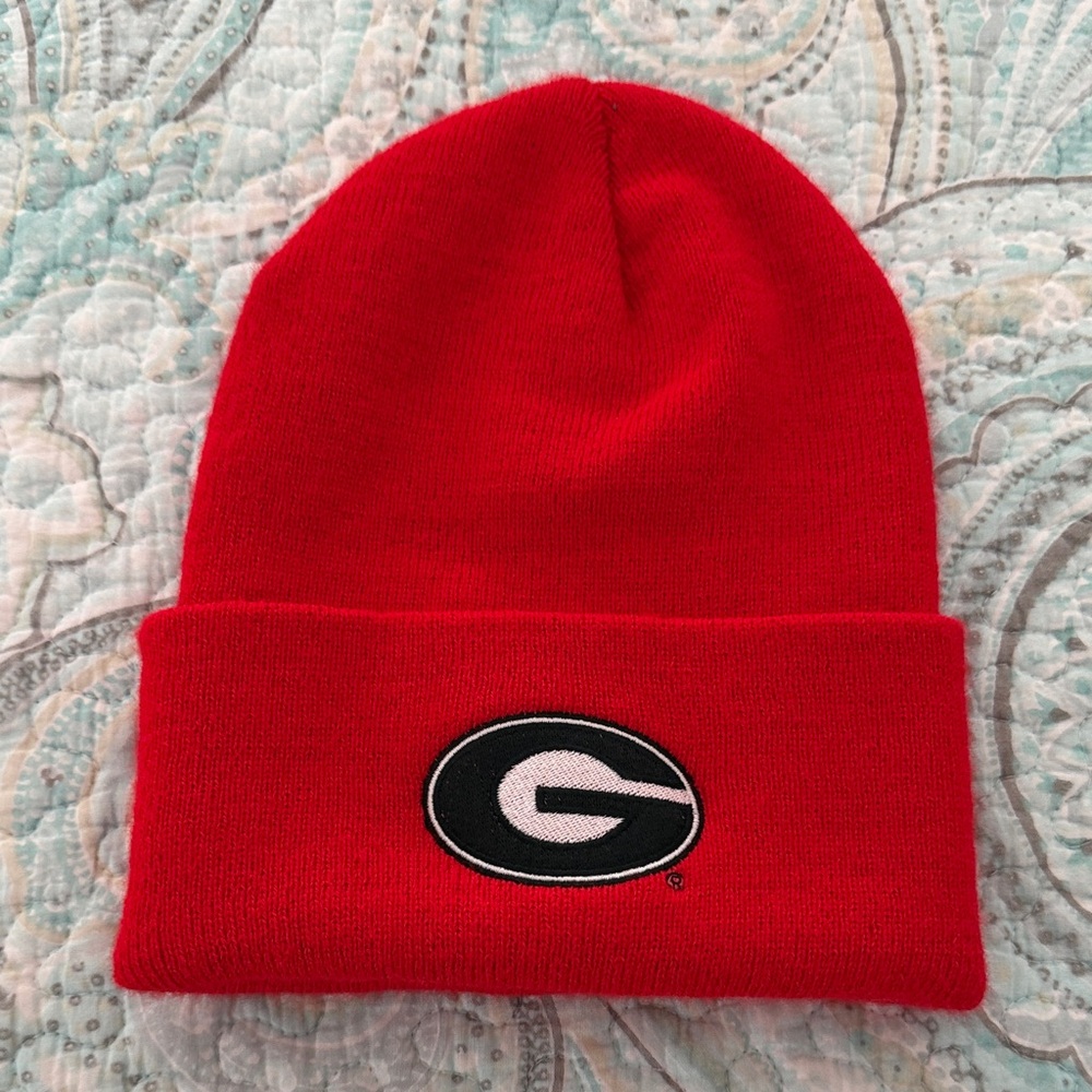 Carhartt Bright Red Kids Beanie with Logo